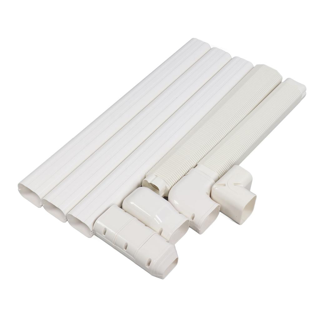 Air Conditioner Decorative PVC Line Set Cover Kit for Mini Split Heat Pump Line Set Cove Kit