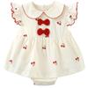 Youqi Baby Girl Sleeveless Summer Bodysuit
