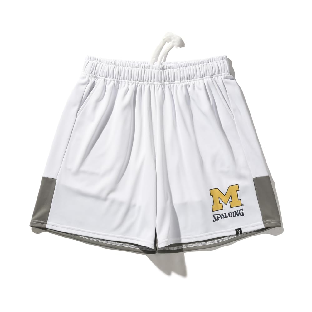 

Тренировочные брюки Spalding, логотип Michigan Arch, белые, размер M, SMP25027M