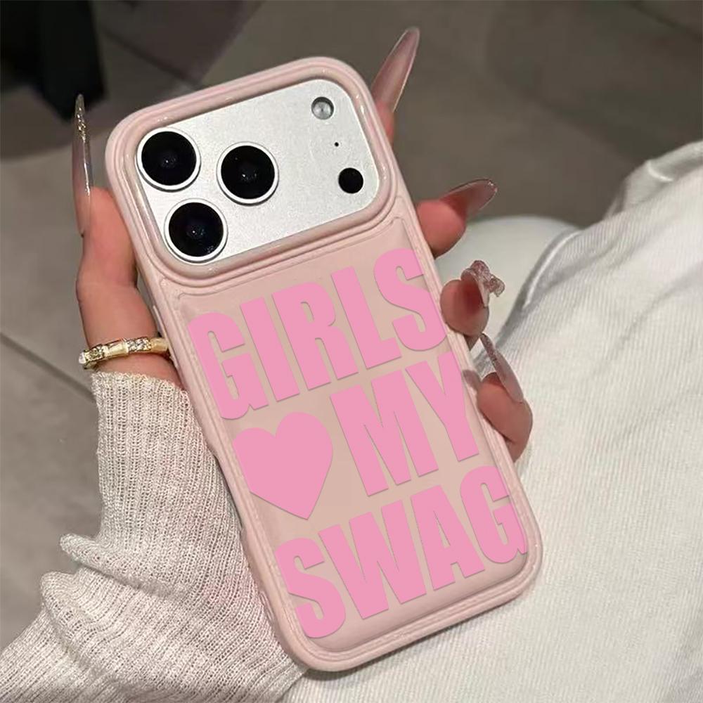 Funda de Teléfono Amor de Pareja en Inglés Para IPhone 17 17Air 16 15 Funda Para IPhone 11 13 12 14 Pro Max 16 15 14 Plus Funda Cubierta Funda