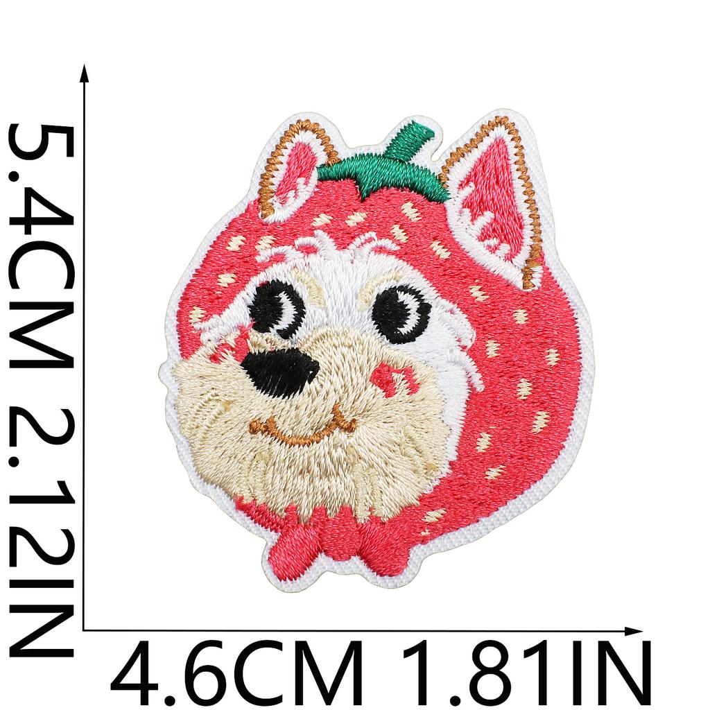 Cute Dog Embroidery Cloth Sticker Corgi Spotted Dog Computer Embroidery Label Clothes Bag Decoration Beagle Patch Sticker