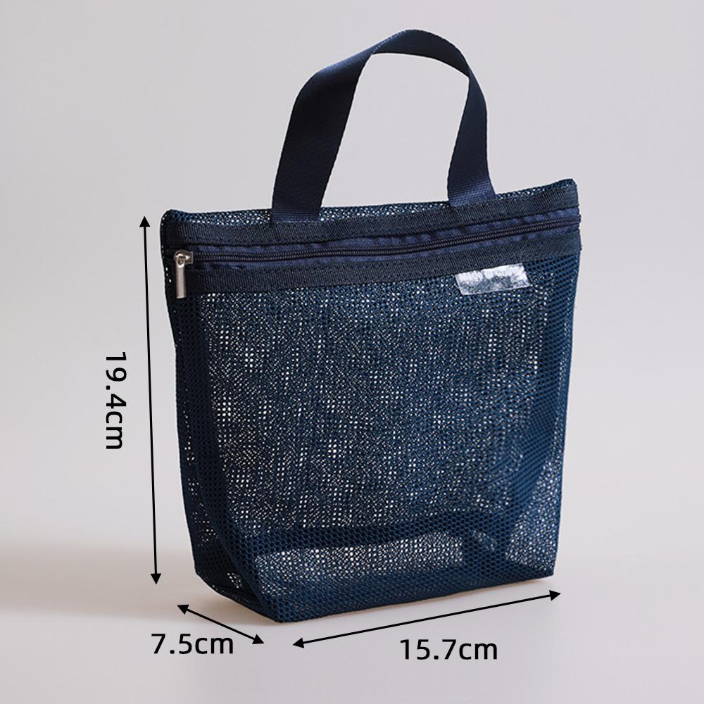 Portable Mesh Makeup Toiletry Storage Bags Handbags Travel Washing Body Shower Tools Organizer Hanging Cosmetic Organizer Pouch
