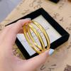 Antique-style High-Quality 7N Gold Bangle, Women's Bracelet from TikTok Collection