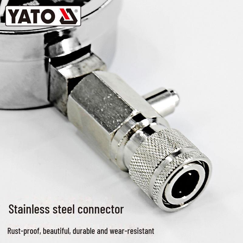 YATO Cylinder Pressure Gauge for Gas/Oil Engines - Auto Repair Tool