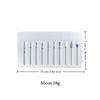 10Pcs Electric Nail Drill Bits For Manicure Pedicure Tungsten Dead Skin Removal Nail Polishing Grinding Head Manicure Tools