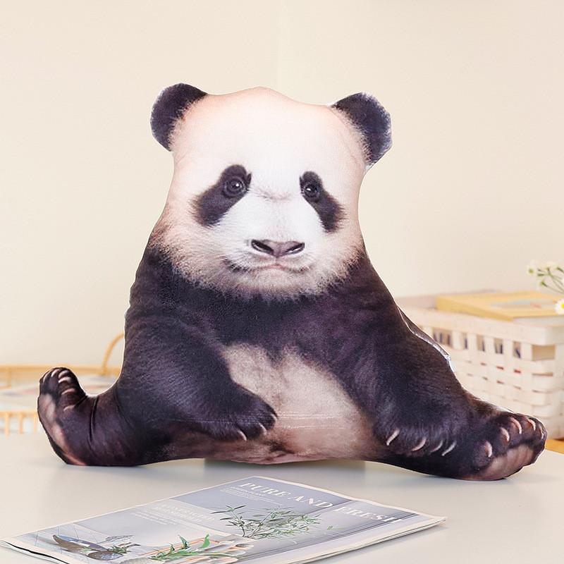 Plush Animal Pillow Panda 3d Stuffed Toy For Kids Home Decor Gift