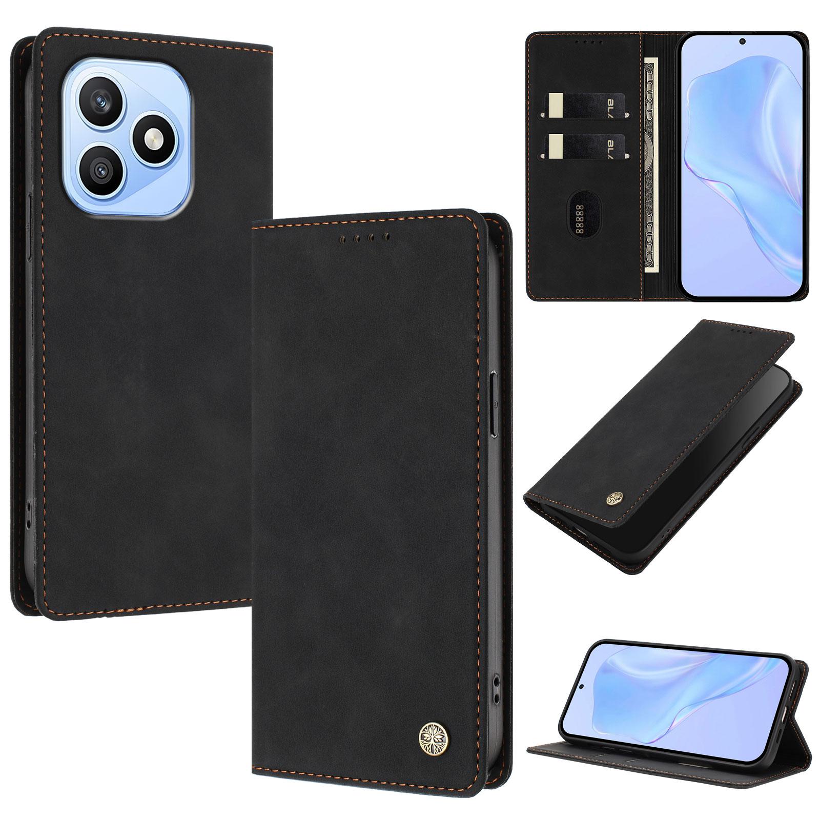 Case For Phone Yulin-003 Leather Flip Phone Case On For Coque Honor X8d X6d X9d X7d X5c X5b Plus X9c Smart X8c X7c X6c X6b X7b Wallet Cover Fundas