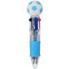 2pcs Cute Football Basketball Rugby Shaped Four-Color Ballpoint Pen, Cartoon Multicolor Mini Journal Short Pen