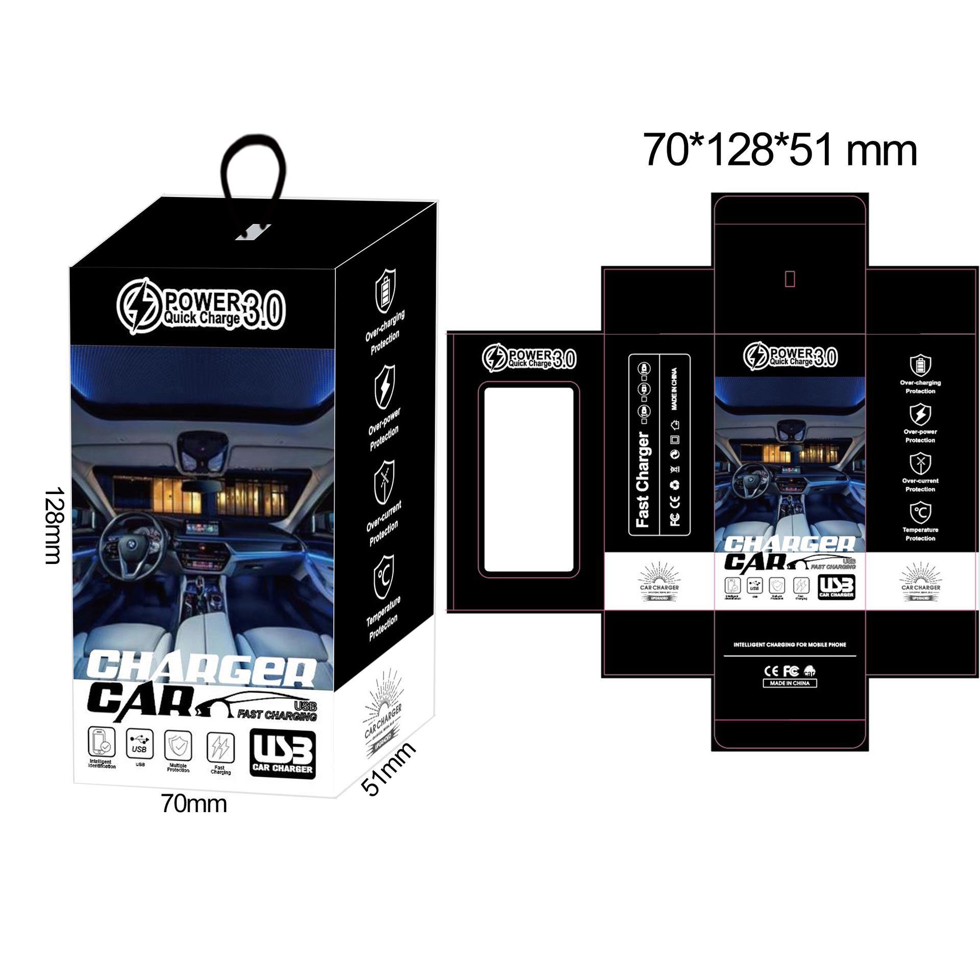 

Автомобильное зарядное устройство Small Steel Cannon — зарядное устройство из алюминиевого сплава с функцией быстрой зарядки USB + USB-C, 3,1 А.