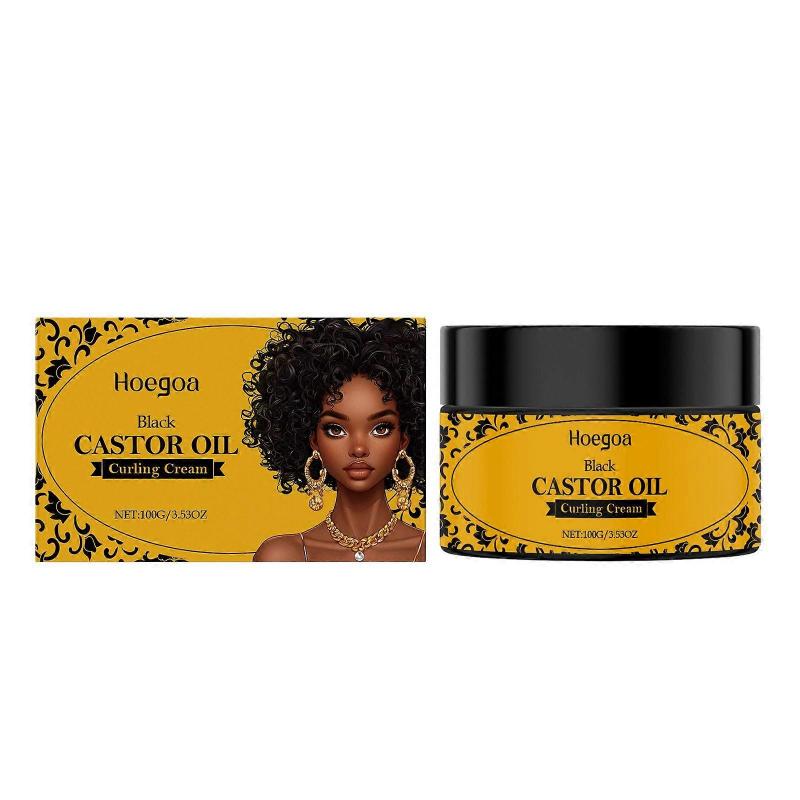 Hoegoa Morocco Nourishing Styling Cream Gentle Ingredients For Curly Hair Styling Treatment Styling Nourises Natural Softness