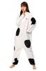 OLAOLA Dairy Cow Kigurumi Cute Adult Halloween Fluffy and Warm Flannel Pajamas for Room Perfect for Cold Unisex Pajamas, Costume, Wear, Weather,