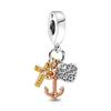 925 Silber Spielzeugpistole Krone Flagge Wolke Auto Anhänger Charms Perlen Für DIY Armband Schmuck Damen Geschenk