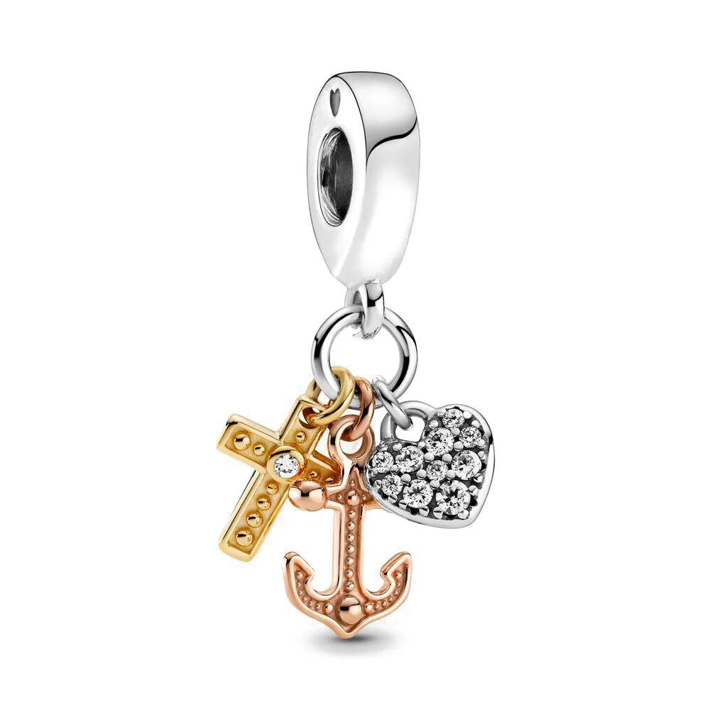 925 Silber Spielzeugpistole Krone Flagge Wolke Auto Anhänger Charms Perlen Für DIY Armband Schmuck Damen Geschenk
