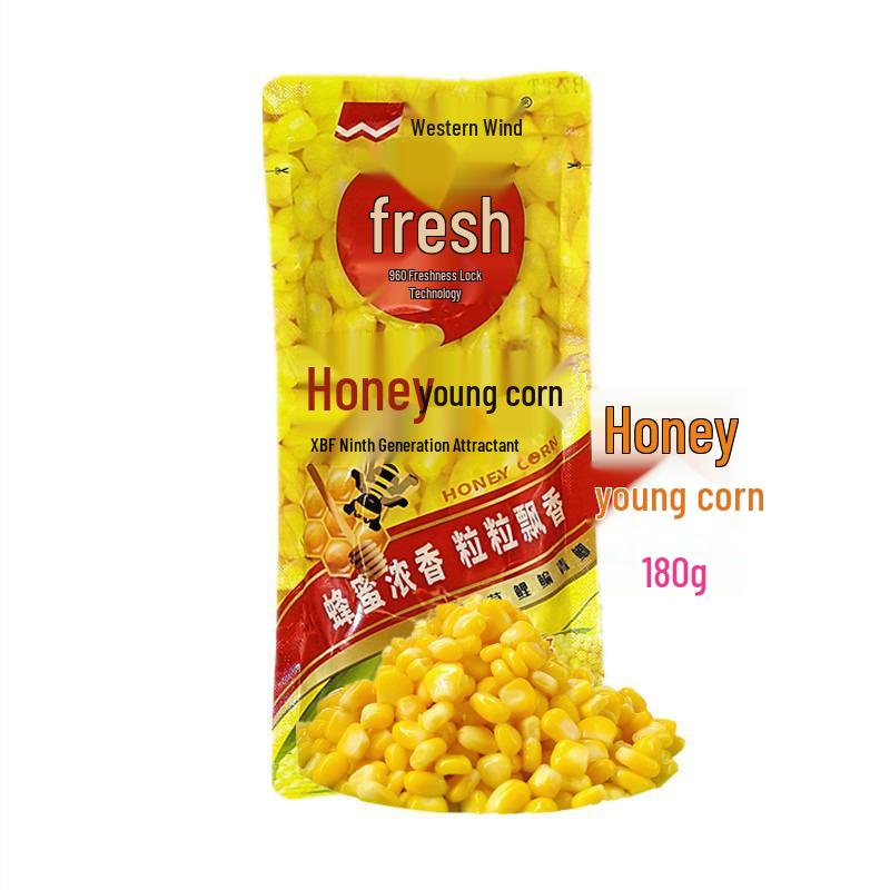 2025 Western-Style Honey Tender Corn & Fruit Acid Crucian Carp and Grass Carp Fishing Bait