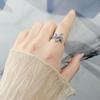 Adjustable Windmill Ring For Women Copper Zirconia Jewelry With Elegant Design