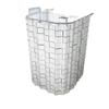 Lantuan Green Leaf No-Drill U-Shaped Shower Curtain Set