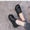 Fashion Women's Fashion Slope Heel Shoes Spring New Round Head Deep Mouth Thick Sole Anti-slip Wear-resistant Low-top Shoes