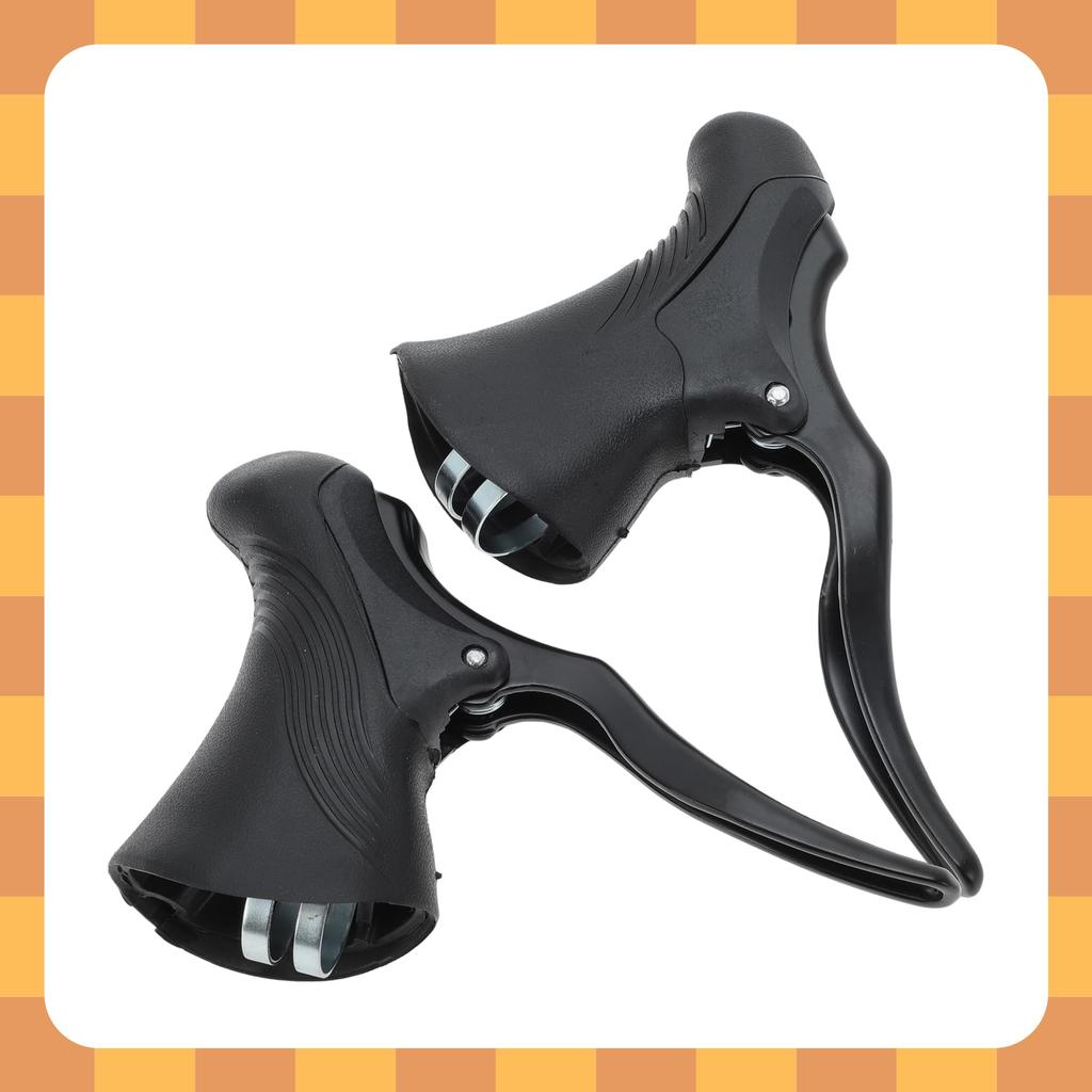 BULLSPANN Universal Brake Levers Aluminum Alloy for Road Bikes and Mountain Black 1 Pair Bicycles, Bikes,