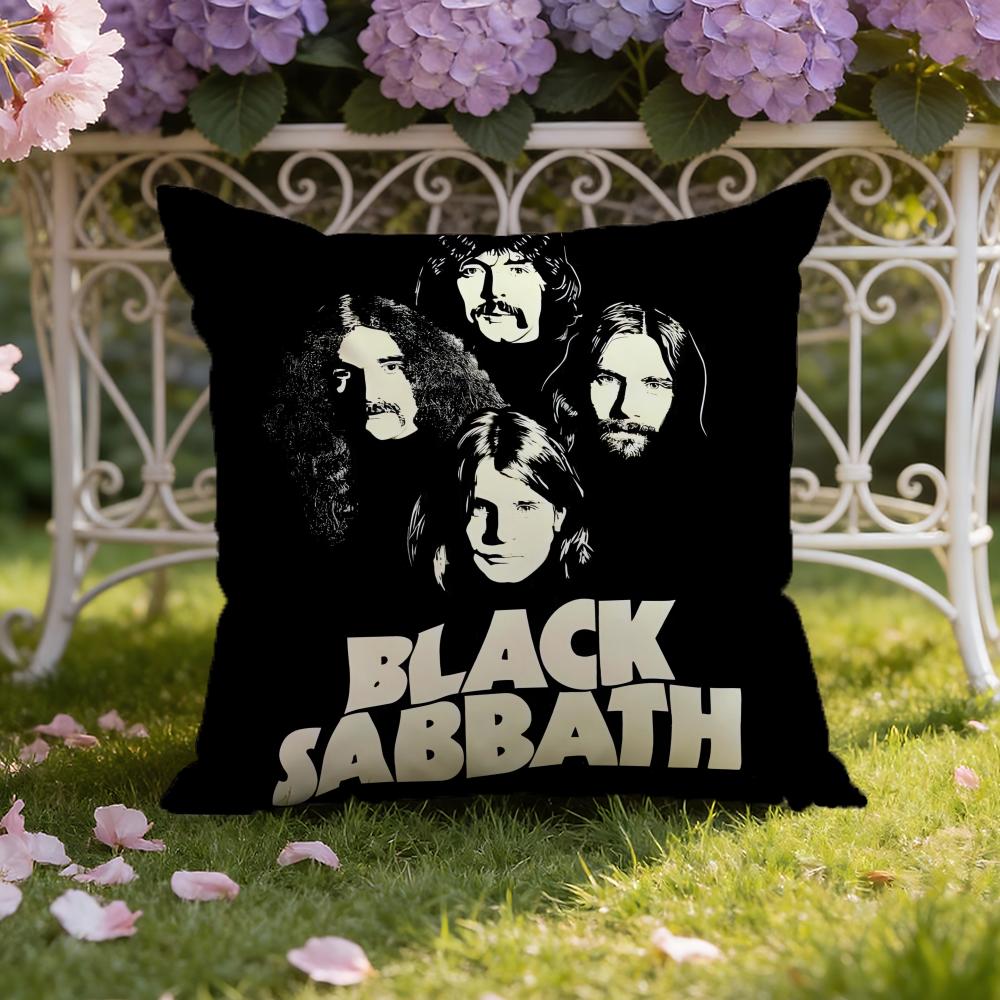 Band B-Black S-Sabbath Kissenbezug Home & Auto Dual-Scene Kissenbezug: Wendbar für höchsten Tragekomfort