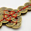 M-Modern-Home Furnishing Decorations China Coin Mascot Feng Shui Brass Coin Ornaments 28Cm For Protection Copper