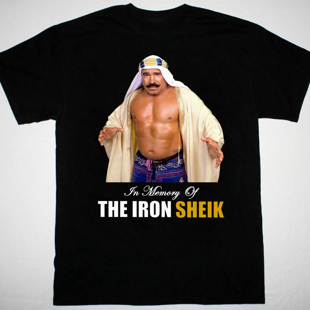 

in memory of Iron Sheik T-shirt Black Unisex All Sizes S-5Xl Unisex Tee JJ5182 Unisex T-Shirt XL