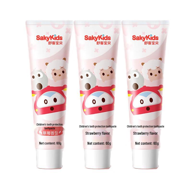 

Shuke Kids Strawberry Toothpaste Set (3 Tubes)