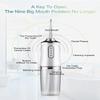 Portable Oral Irrigator USB Rechargeable Dental Floss Dispenser Electric Dental Spray Mouthwash Machine 3 Tooth Cleaning Modes