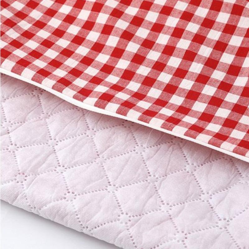 Checkered Quilted Zipper Pillowcase Soft Comfortable Breathable Washed Cotton Pillowslip Student Dormitory Household Adult Pillow Case Bedding