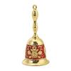 Retro Hand Cranked Bell European Style Exquisite Luxury Hand Bell Craft Decor Christmas Bell Church Bar Hotel Decoration