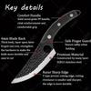 2 Pcs Kitchen Knife Set High Carbon Stainless Steel Forged Butcher Fish Beef Boning Knife Utensils for Kitchen Convenience