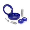 Visions India Travel AngryBird Contact Lens Case with Mirror, Solution Bottle, Lens Plucker and Lens Holder Stick (Blue)