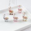Kleurrijk 3D Alpaca Cartoon Bedeltje Hanger voor DIY Sieraden Armband Ketting