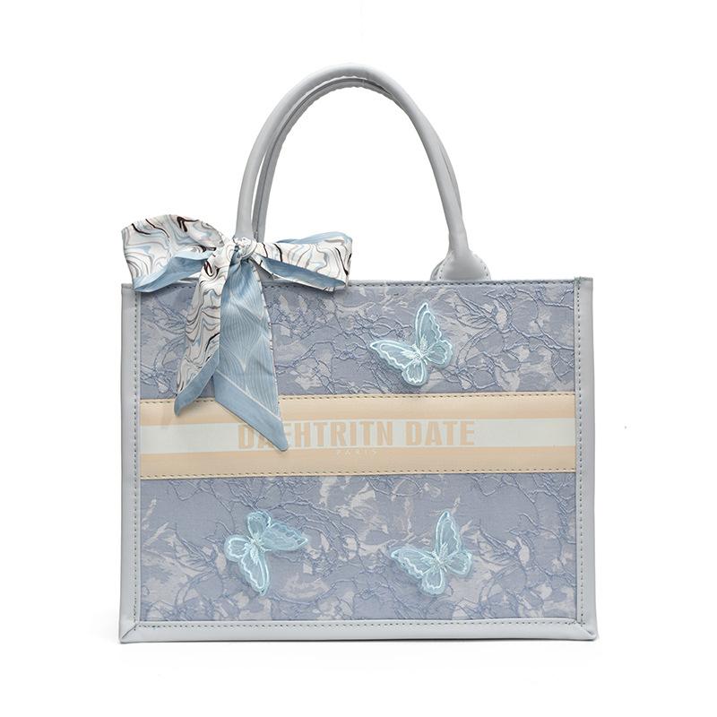 

Сумка-тоут новая модная сумка на плечо нишевого дизайна женская сумка большой вместимости для поездок на работу Small синий