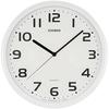 Casio Wall Clock, White, Analog, Standard, Step Second Hand, Simple, IQ-24-7JF