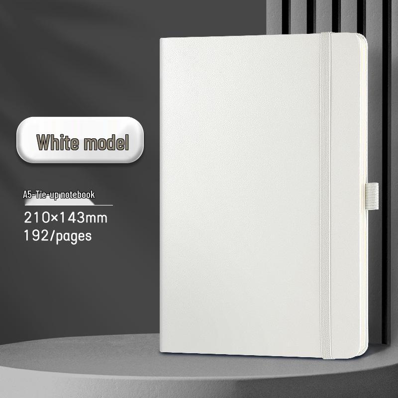 Benutzerdefiniertes tragbares A5/A6 Notizbuch mit Hautgefühl und Gummiband für Geschäft und Studium, personalisiert mit Logodruck