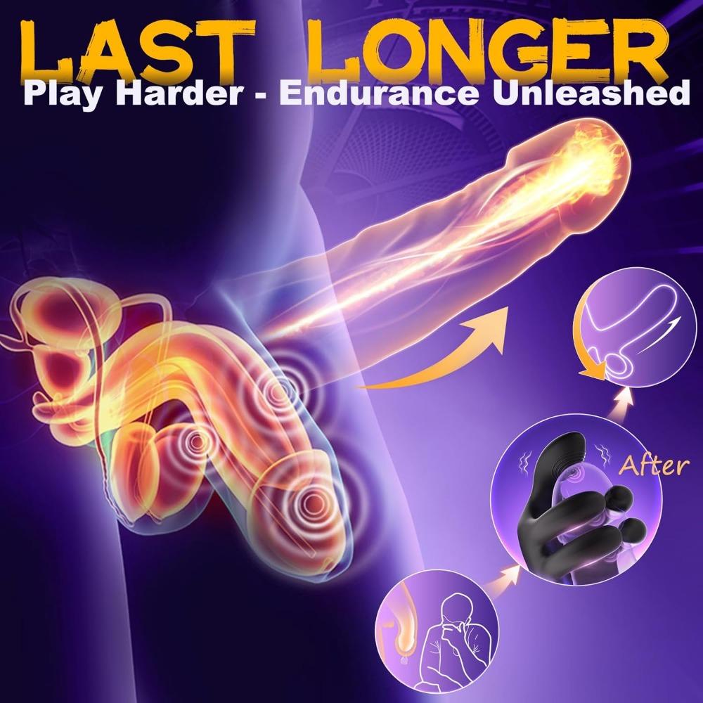 Tentacle Penis Vibrator Stroker for Men - 10 Clamping Modes & 10 Vibrating Modes, 360° Blowjob Training Wrap Couples Male Masturbator