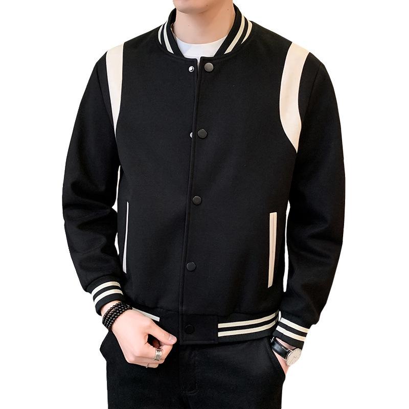 2024 Unisex Retro Baseball Jacket with White Stripes