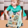 Wooden Baby Walker For Toddlers With Wheels Mirror Xylophone Learning Walking Toys Christmas Gifts For Boys Girls