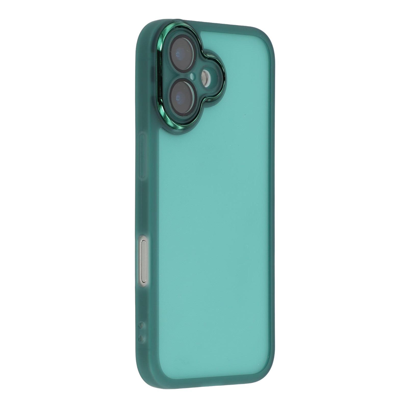 

For iPhone 17 Case Electroplated Camera Frame TPU Phone Cover B