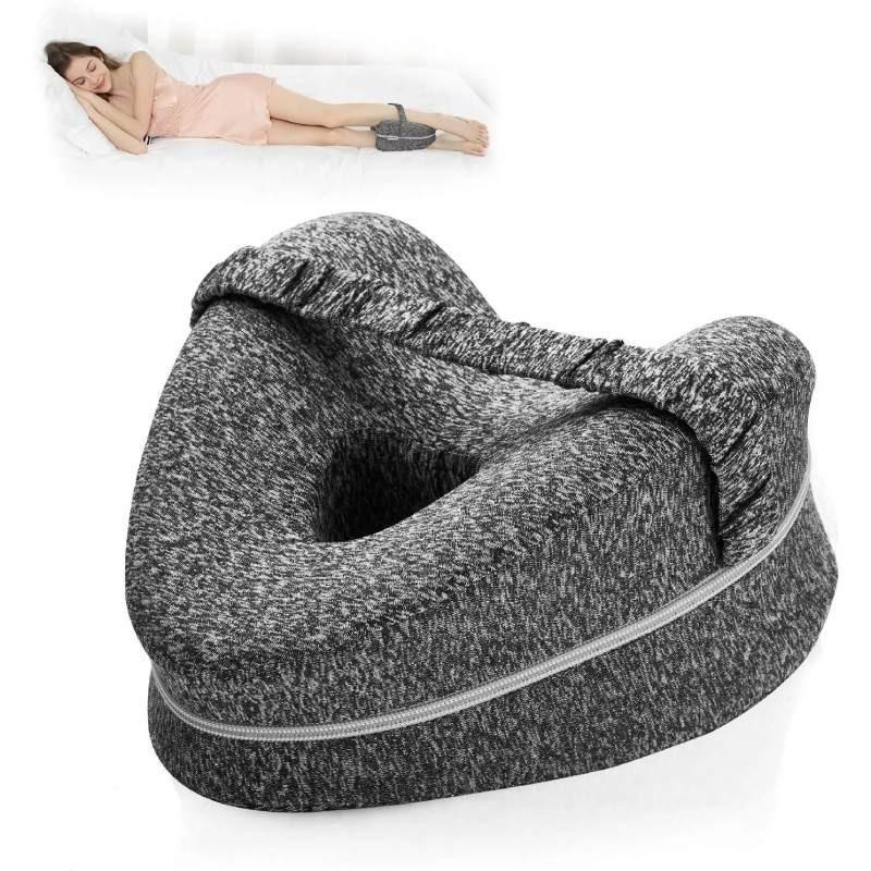 Heart-shaped Memory Foam Leg Pillow For Better Sleep And Improved Posture With Hollow-out Pattern