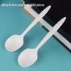 CHULV Disposable Corn Starch Spoons