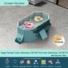 Blue No-Installation Inflatable-Free Family Swimming Pool for Outdoor Home Use - Ready for Immediate Use