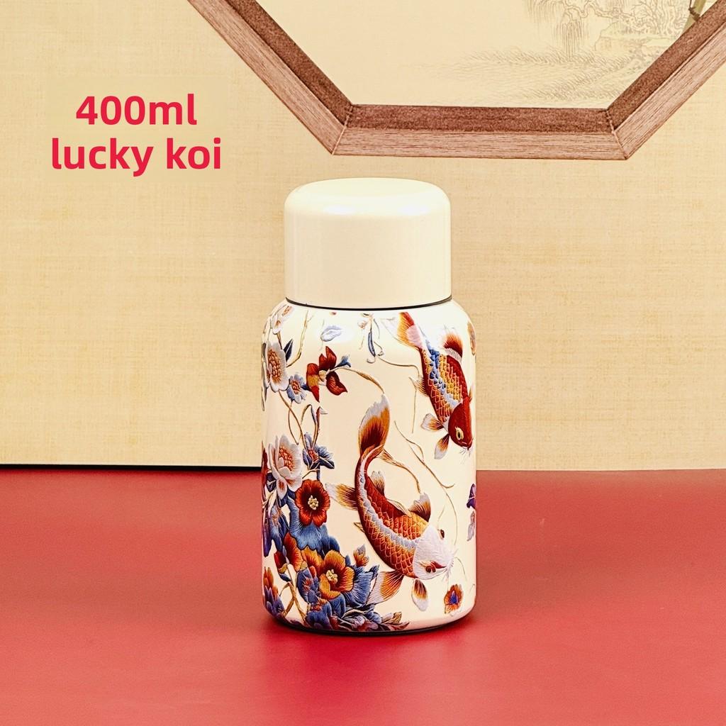 Elegant Chinese Style Portable Insulated Cup With 612 Hour Heat Retention For School And Office StyleH,260ml