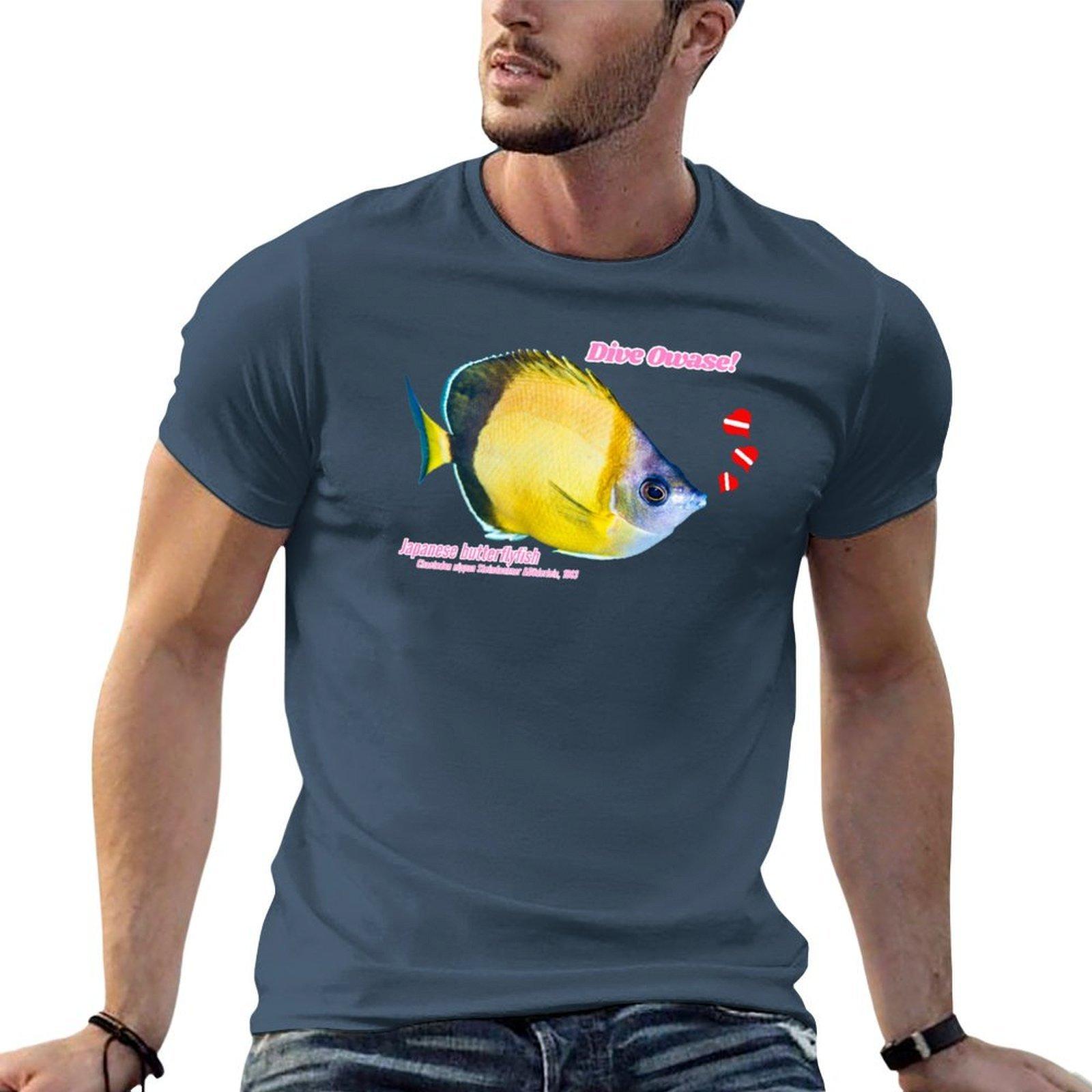 Lovely Butterflyfish Cut Out Print Tshirt T Shirt Unisex Luxury T Shirt Unisex Designer T Shirts With Prints Tshirt S