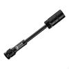 Electric Ratchet Wrench Socket, Extended Hexagon, Thin Wall, Motorcycle Repair Black 20x1cm