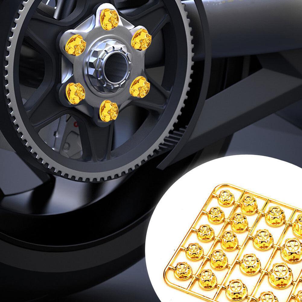 Univerzální kryty šroubů na motocykly 30dílná sada pro všechny modely kol