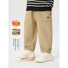 Right European Style Boys' Casual Versatile Fleece-Lined Thickened Sweatpants Winter New Style Winter Clothing Baby Pants Children's Clothing