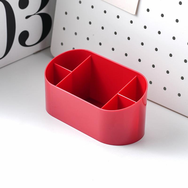 Multi-Compartment Desktop Organizer for Stationery, Nail Polish, and Cosmetics