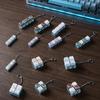 4 Keys Button Keyboard Fidget Keychain Funny Pendant Fidget Clicker Toy  Office Decoration