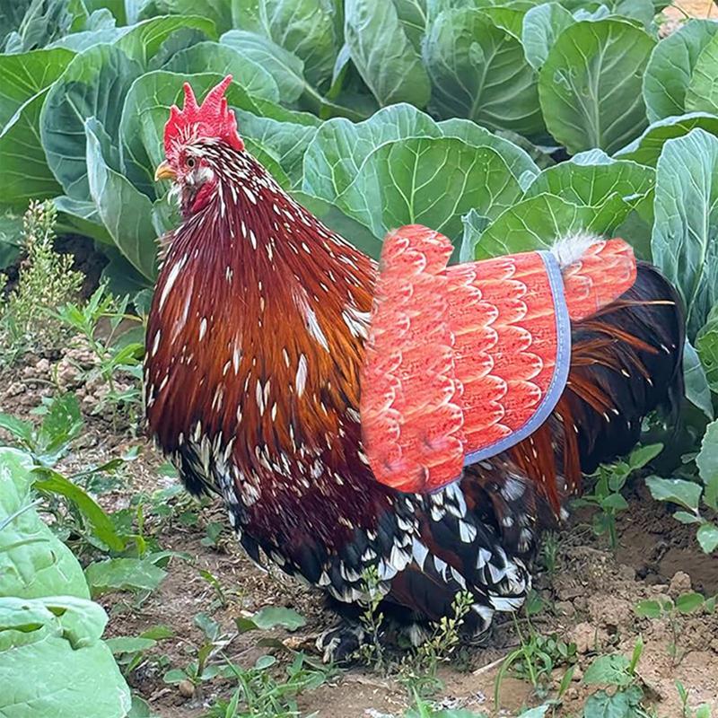 Chicken Hen Mating Saddle Chicken Apron Back Protector for Hens With Adjustable Strap Outdoor Use for Hens Roosters